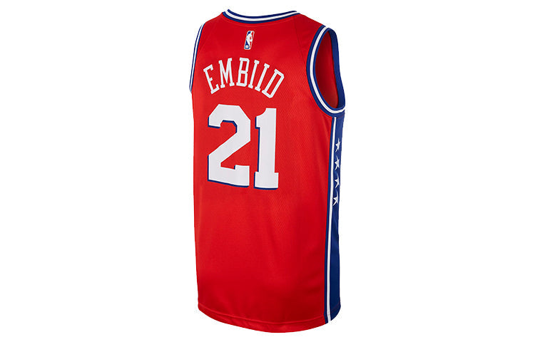 Nike NBA Jersey Basketball Vest SW Fan Edition Philadelphia 76 21 limited Red 877219-659