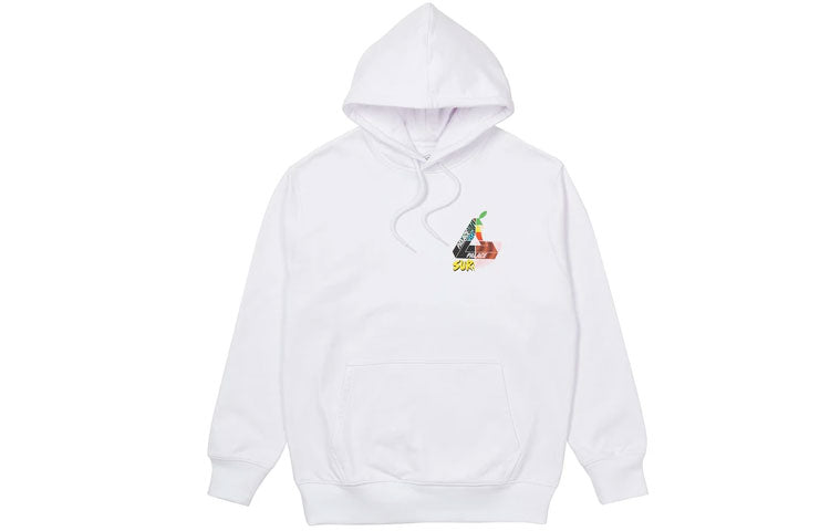 PALACE Max Up Hood White Triangle Logo Printing Unisex P20HD035