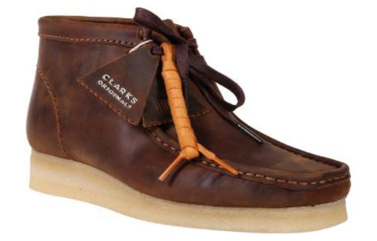 Clarks Wallabee Boots 'Beeswax' 26155513