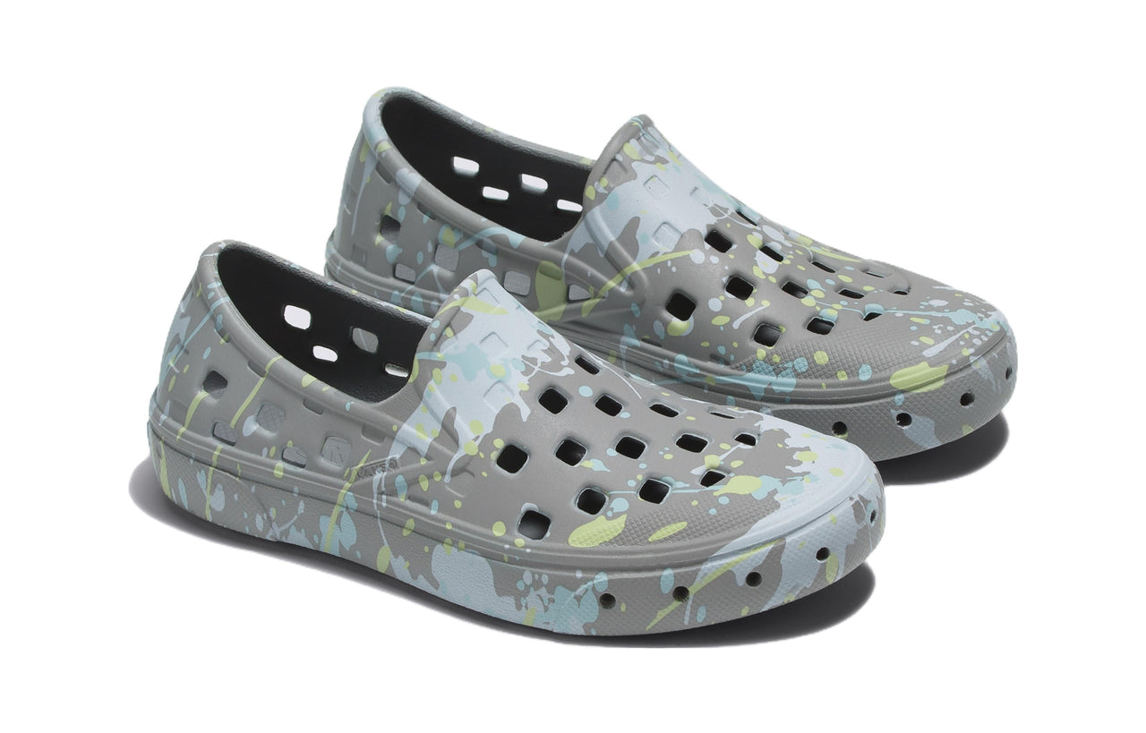 (PS) Vans Paint Splatter Slip-On TRK Shoes 'Grey Blue' VN0A4UVILLL