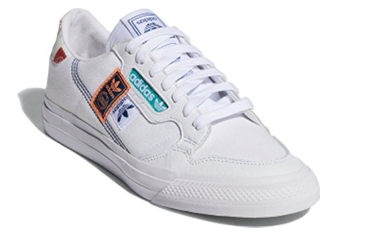 adidas Continental Vulc 'White Blue Green' FX3810