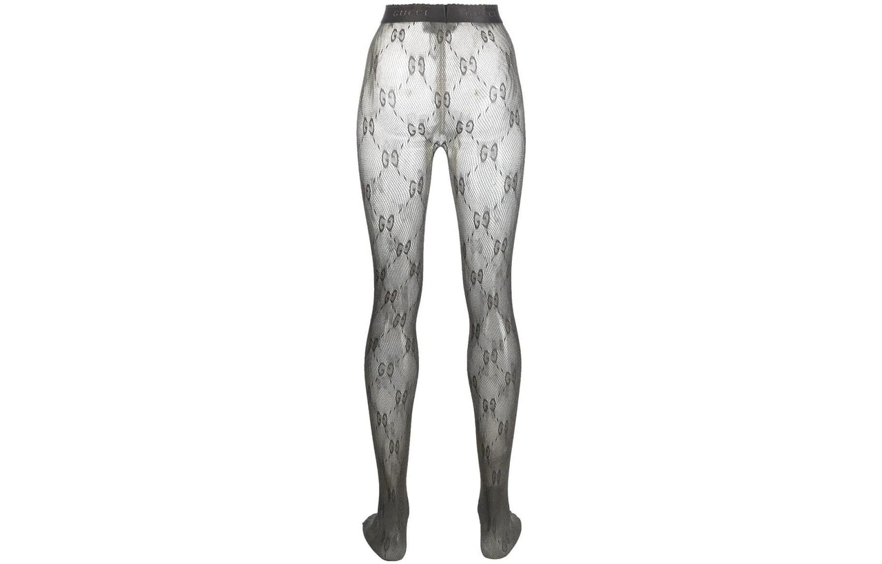 (WMNS) Gucci Monogram Tights 'Grey' 691619-3GAHR-1281