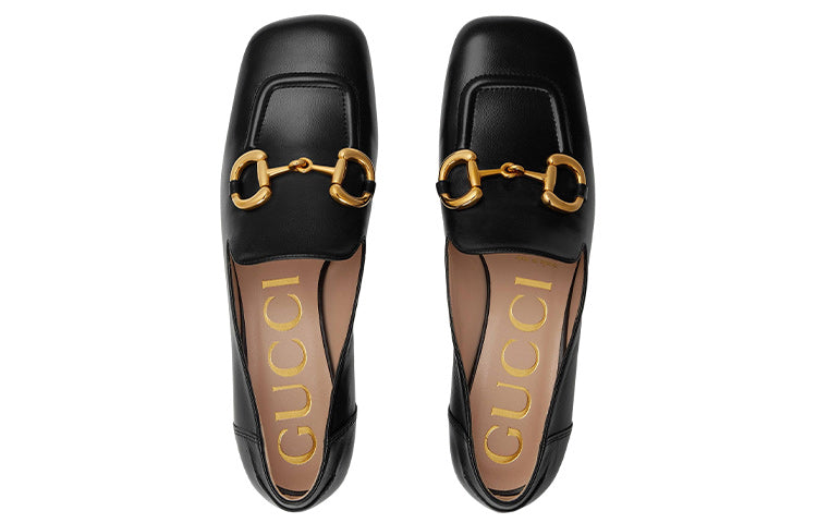 (WMNS) Gucci Loafer with Horsebit 'Black' 700064-C9D00-1000