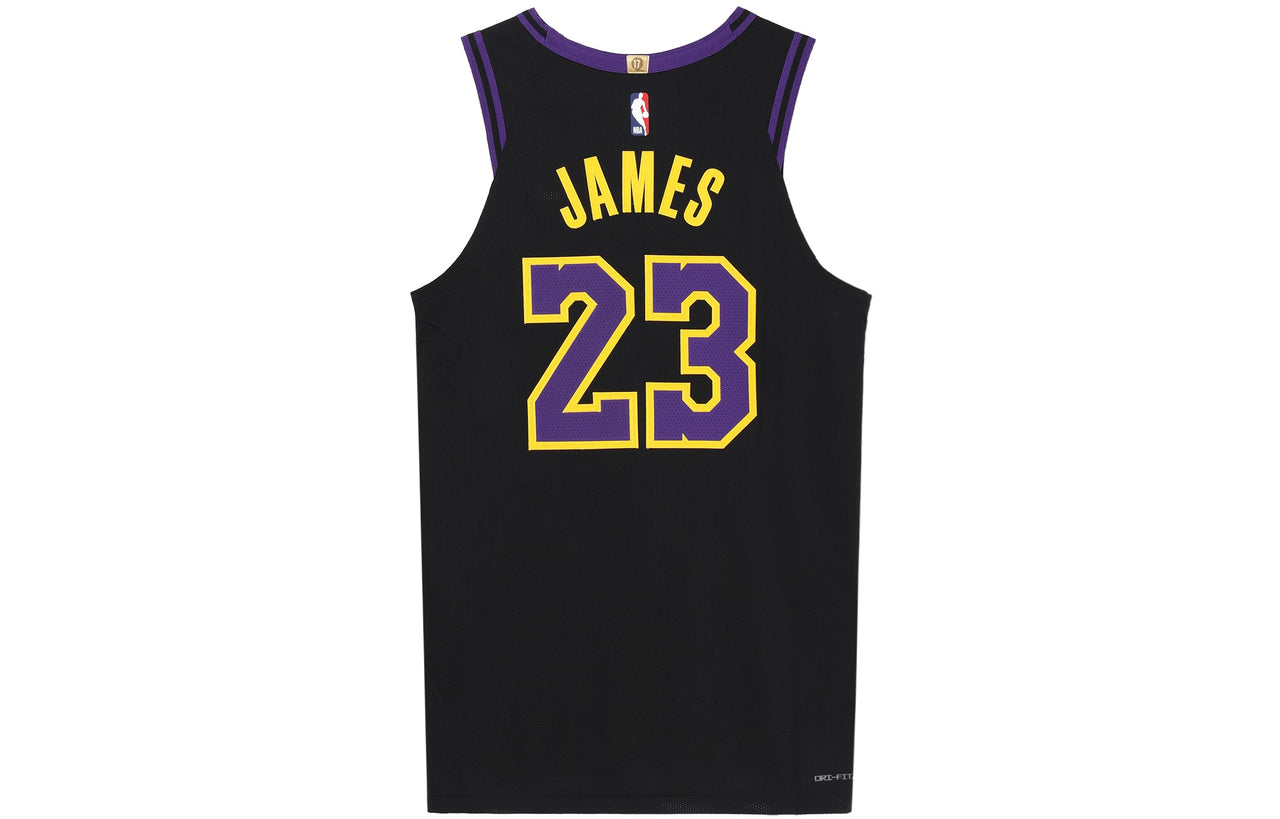 Nike Dri-FIT ADV Lebron James Los Angeles Lakers 2023/24 City Edition NBA Authentic Jersey 'Black' DX8763-012