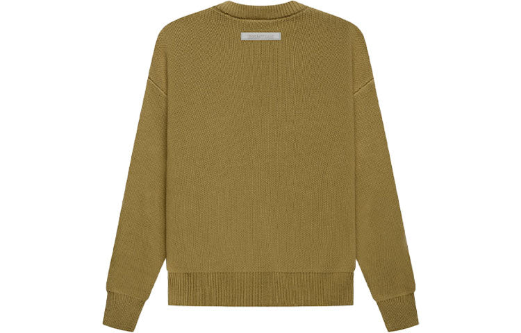 (GS) Fear of God Essentials FW21 Knit Pullover Amber FOG-FW21-077