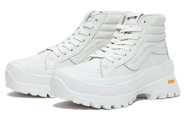 Virbram x Vans SK8-Hi LX Wear-resistant Non-Slip Casual Skateboarding Shoes White VN0A5HZWW00
