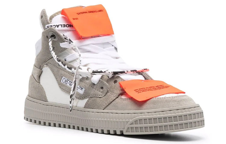(WMNS) Off-White Off Court 3.0 High-Top Sneakers 'Grey Orange White' OWIA112F21LEA0010161