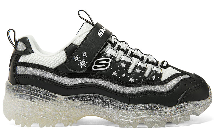 (GS) Skechers D'lites 1.0 Sneakers 'Black' 319042L-BKW