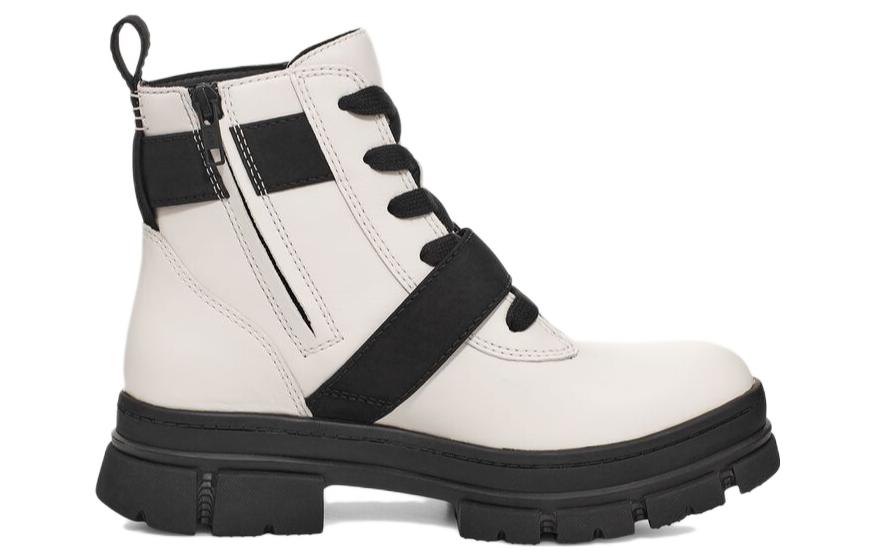 (WMNS) UGG Ashton Lace Up Boot 'White' 1133892-WHT