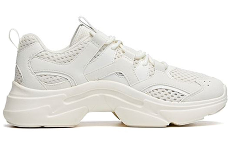 (WMNS) ANTA Running Series Sneakers 'White Yellow' 122028882-4