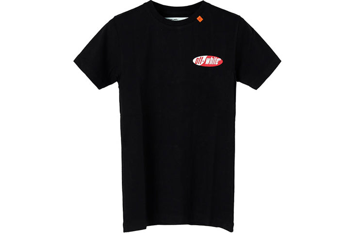 Off-White Back Arrow Printing Short Sleeve Black OMAA027S191850061020