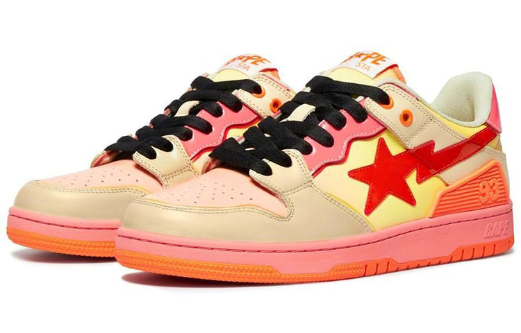 A BATHING APE Sk8 Sta 'Orange Pink' W291002-ORANGE