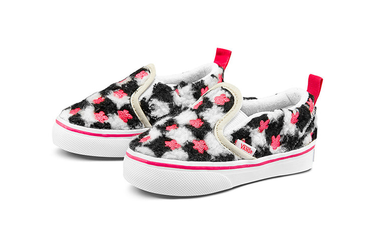 Vans Slip-on Shoes Black/White/Pink TD VN000UBS8CE