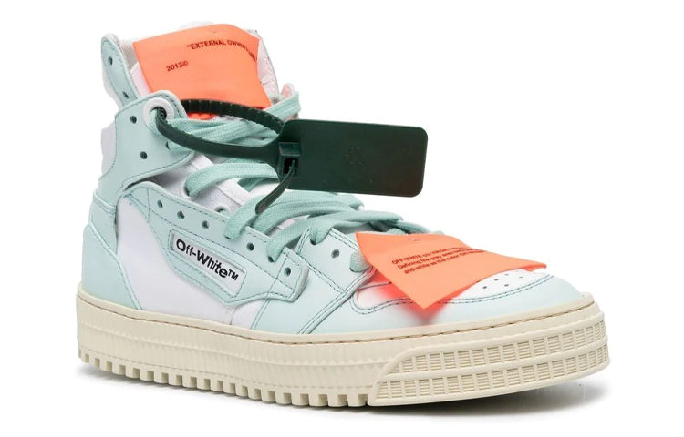 (WMNS) Off-White Off-Court 3.0 High Sneaker 'White Teal' OWIA112F22LEA0010151