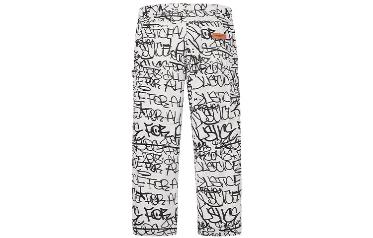 Supreme FW18 COMME des GARCONS Shirt Canvas Painter Pant White CDG SUP-FW18-417