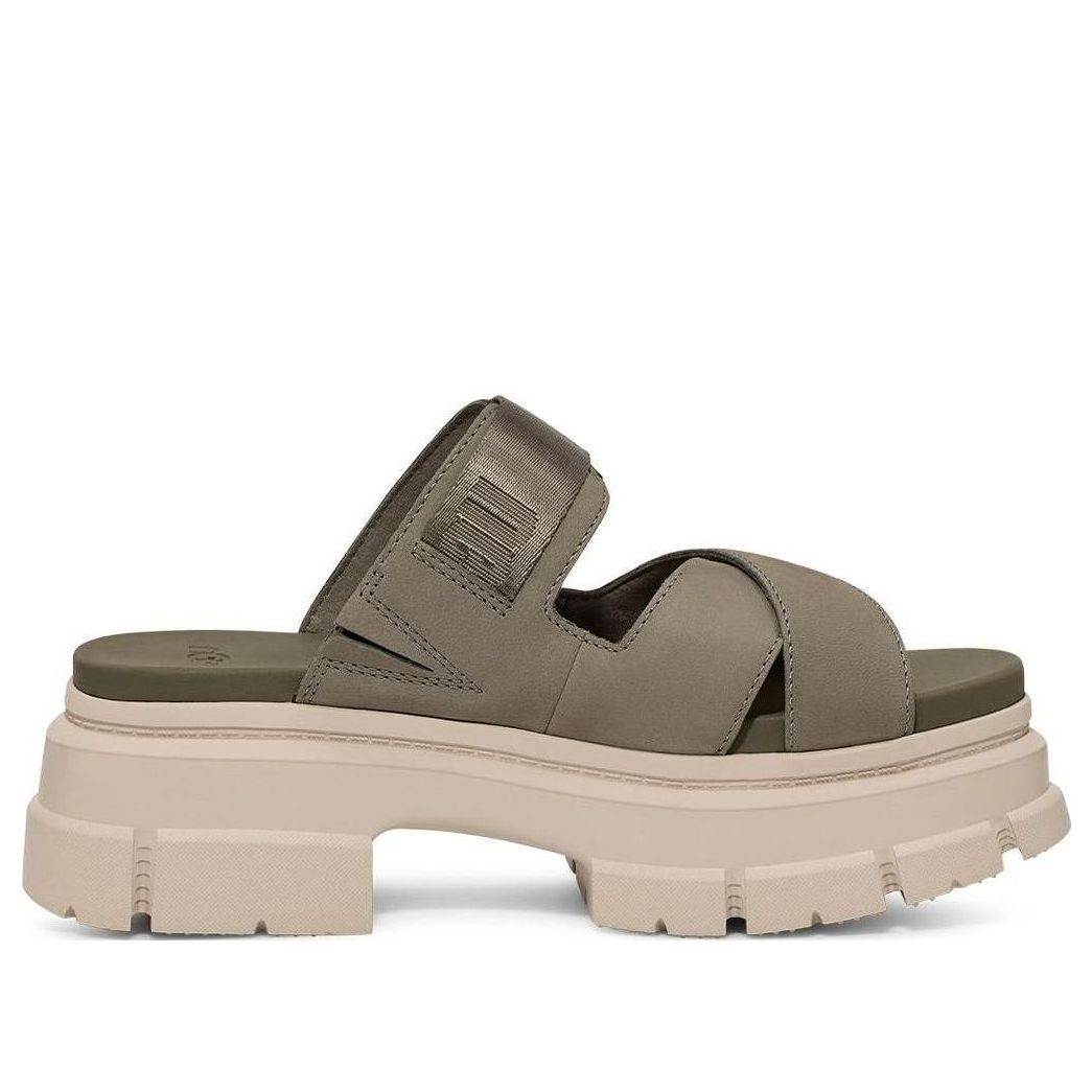 (WMNS) UGG Ashton Slide 'Moss Green' 1136765-MSG