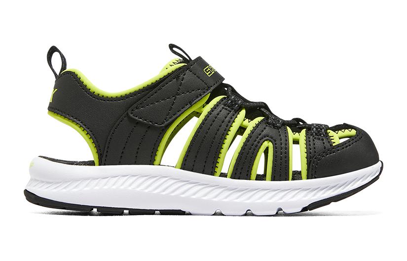 (GS) Skechers C-Grip Sandal 'Black Lime' 406525L-BKLM