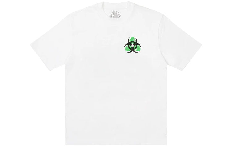PALACE Bio Hazard White Triangle Back Pattern Logo Short Sleeve Unisex P20TS145