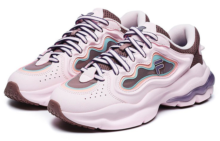 (WMNS) FILA FUSION Palatte Sneakers 'Pink Red' T12W231119FSA