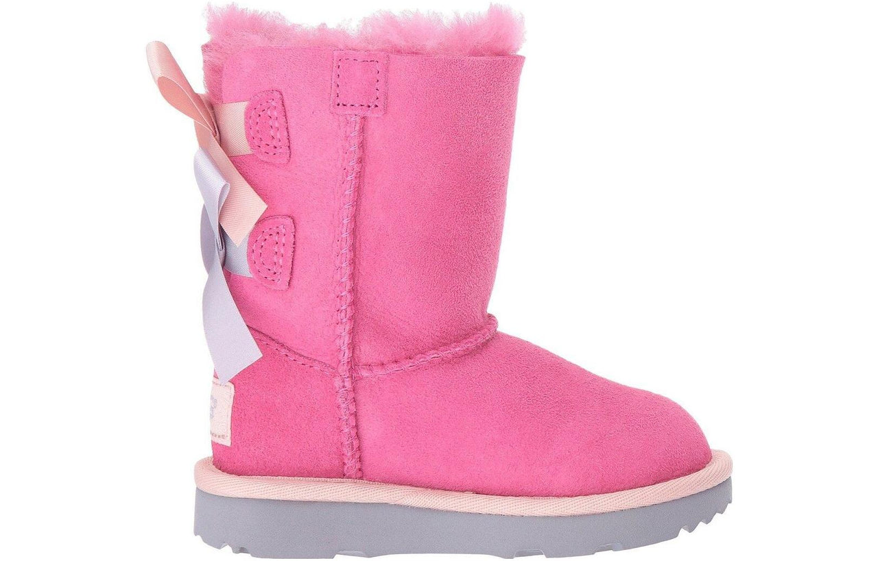 (TD) UGG Bailey Bow II Boot 'Pink Icelandic Blue' 1017394T-PAIB