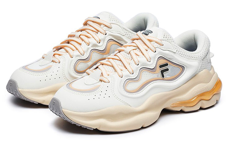 (WMNS) FILA FUSION Palatte Sneakers 'White Yellow' T12W231119FWA