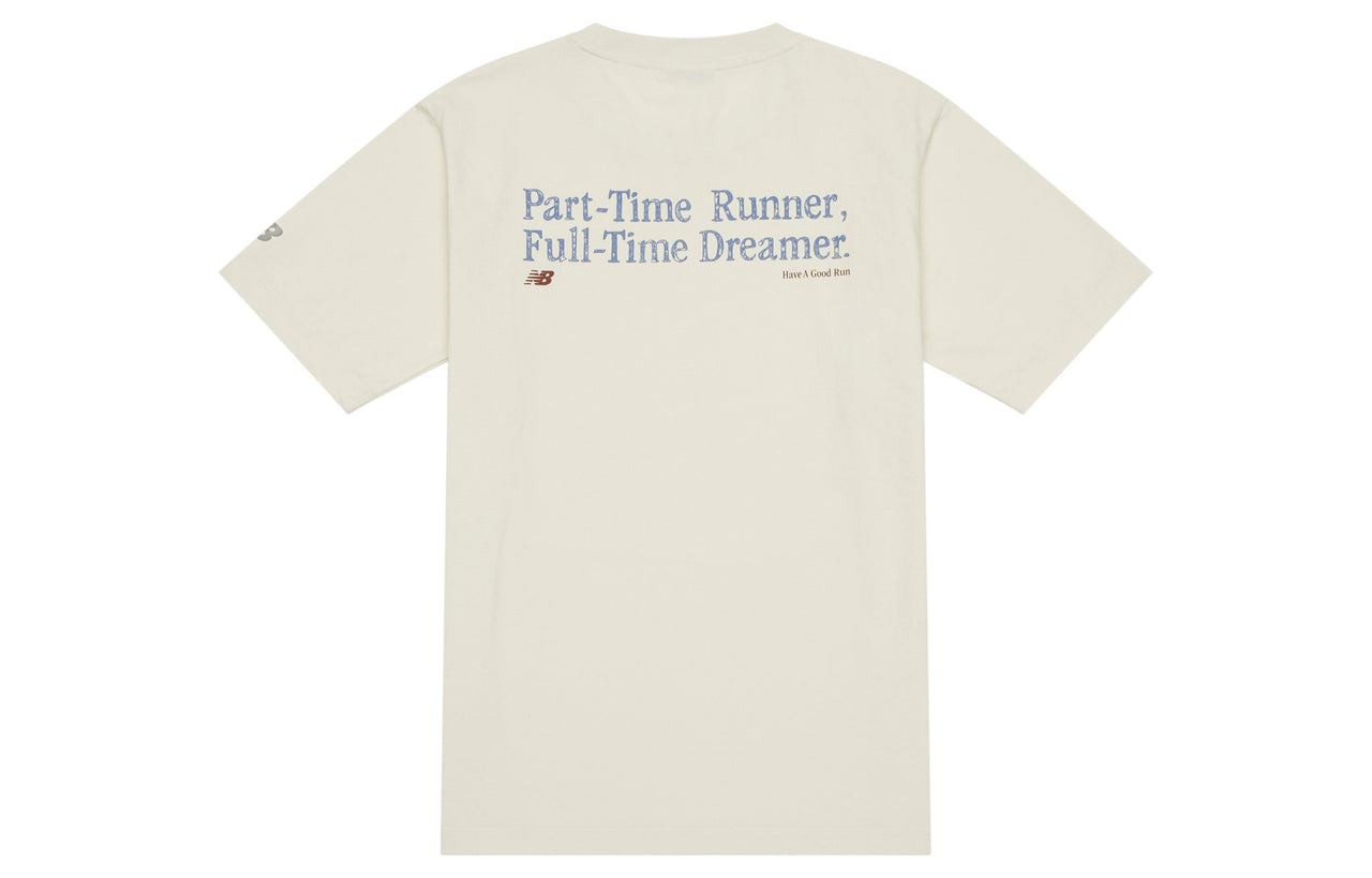 New Balance HyperSports Logo T-shirt 'Cream' NEE25111-CRE