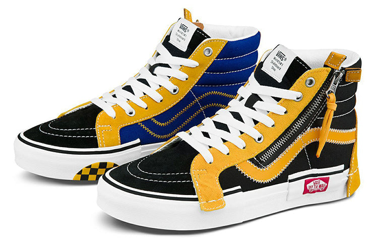 Vans Sk8-hi Reissue Cap Skate Shoes Black/Yellow VN0A3WM15FG