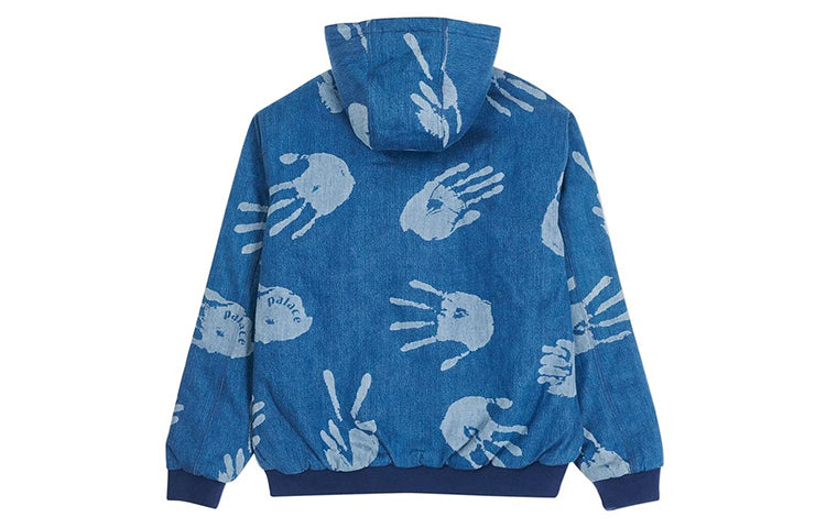 PALACE Active Bredda Printing hooded Jacket Unisex Blue PAL-FW20-097