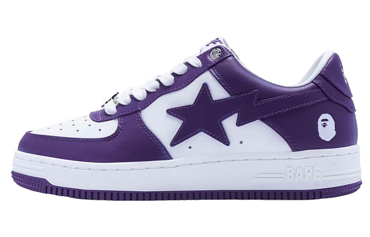 A BATHING APE Bape Sta 'White Purple' 1I70-191-007-PURPLE