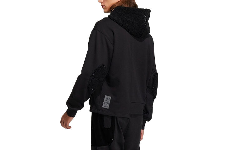 adidas originals Series Irregular Splicing Sports Black HC0352