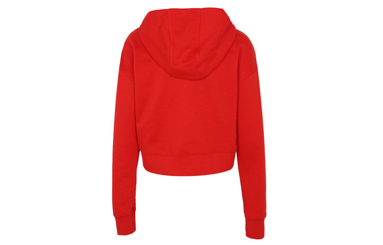 (GS) G Nike Sportswear Air FT CROP Hoodie University Red DM8372-657