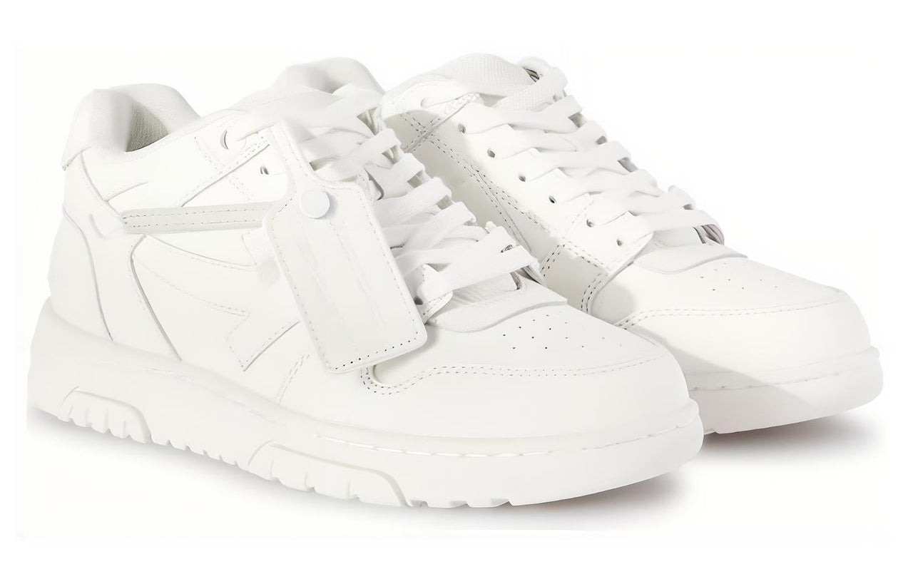 (WMNS) Off-White Out Of Office Leather Sneakers 'White' OWIA259C99LEA0080101