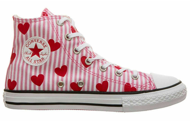 (GS) Converse Ctas Hi Pink 663993C