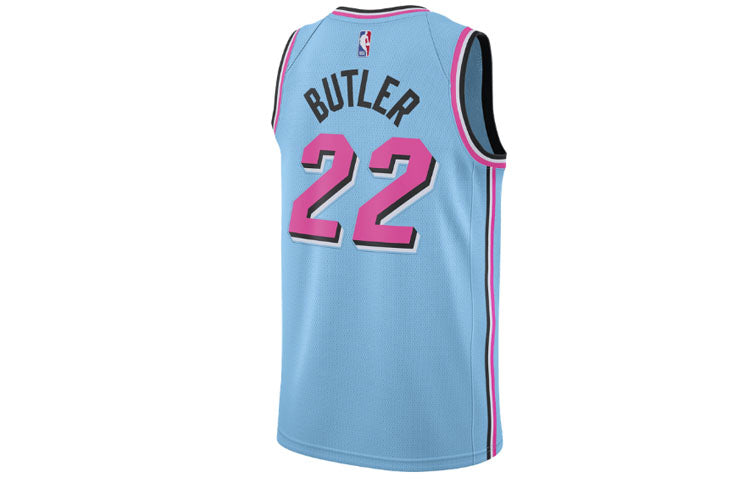 Men's Nike NBA City Limited Miami Heat 2 No. 2 Butler Basketball Jersey/Vest SW Fan Edition 19-20 Season Blue AV4650-434