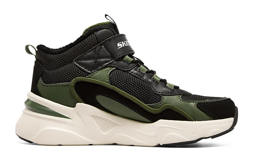 (GS) Skechers Bobs Bamina 'Green Black' 405222L-BKGR