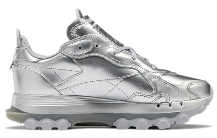(WMNS) Reebok Cardi B x Classic Leather 'Silver Metallic Pewter' GW2632