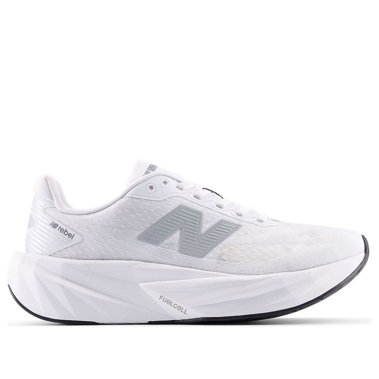 (WMNS) New Balance FuelCell Rebel v5 'White Silver Black' WFCXLM5