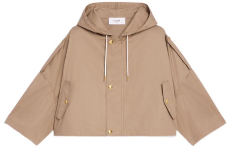 CELINE SS22 Cropped Coats Women's Brown