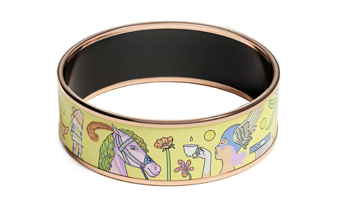 HERMES Bangles Women's Yellow