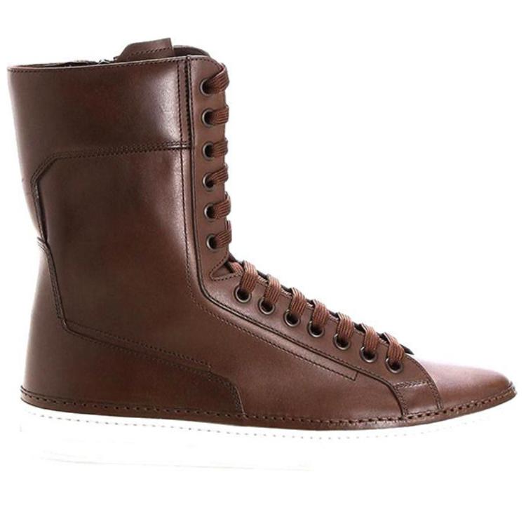 PRADA Ankle Boots Men Brown