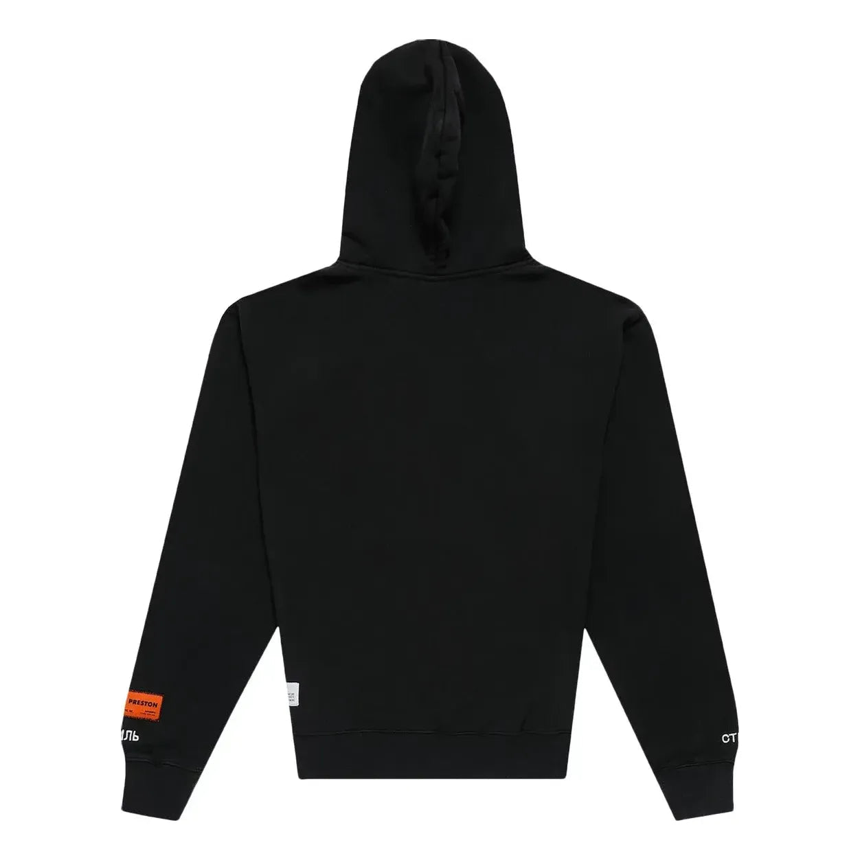 HERON PRESTON SS21 Herons Halo Hoodie 'Black Blue' HMBB015R21JER0011049