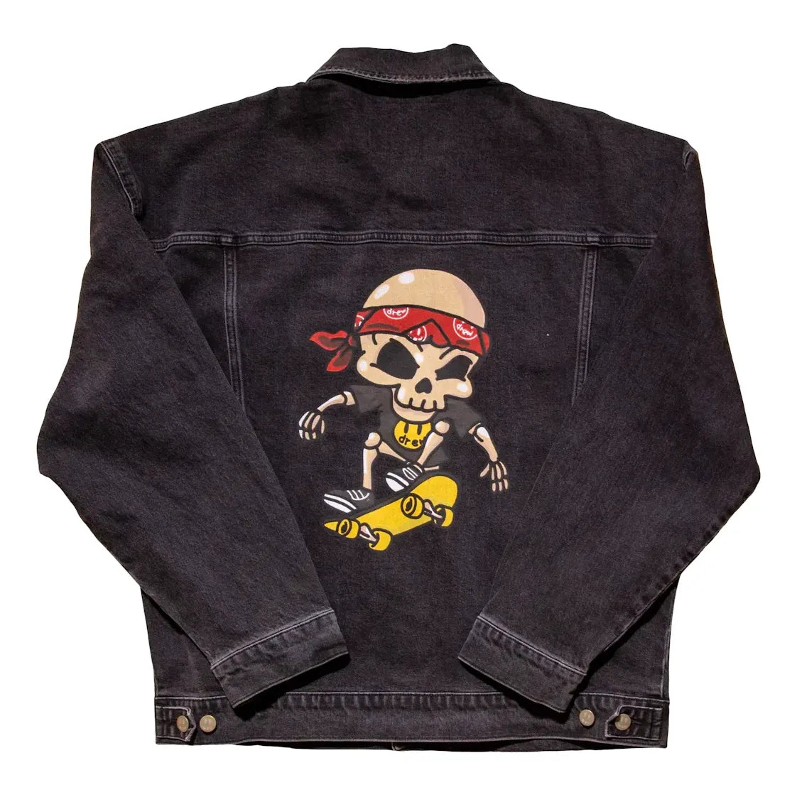 Drew House Hearty Trucker Jacket 'Medium Black Wash' DR-SS21-48