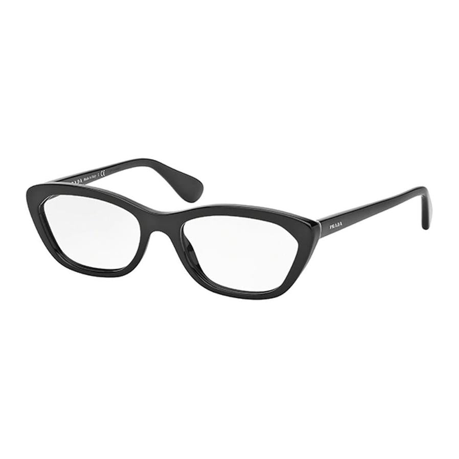 PRADA Plastic Cat Eye Eyeglass Frames Women's Black