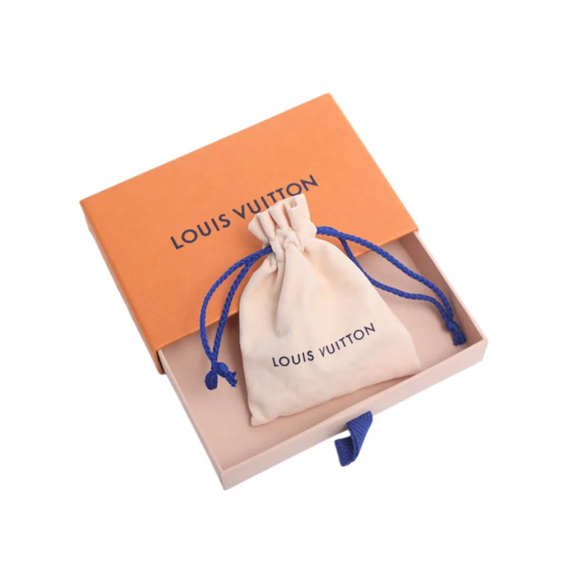 LOUIS VUITTON Brass Clip-On Earrings Men's Silver