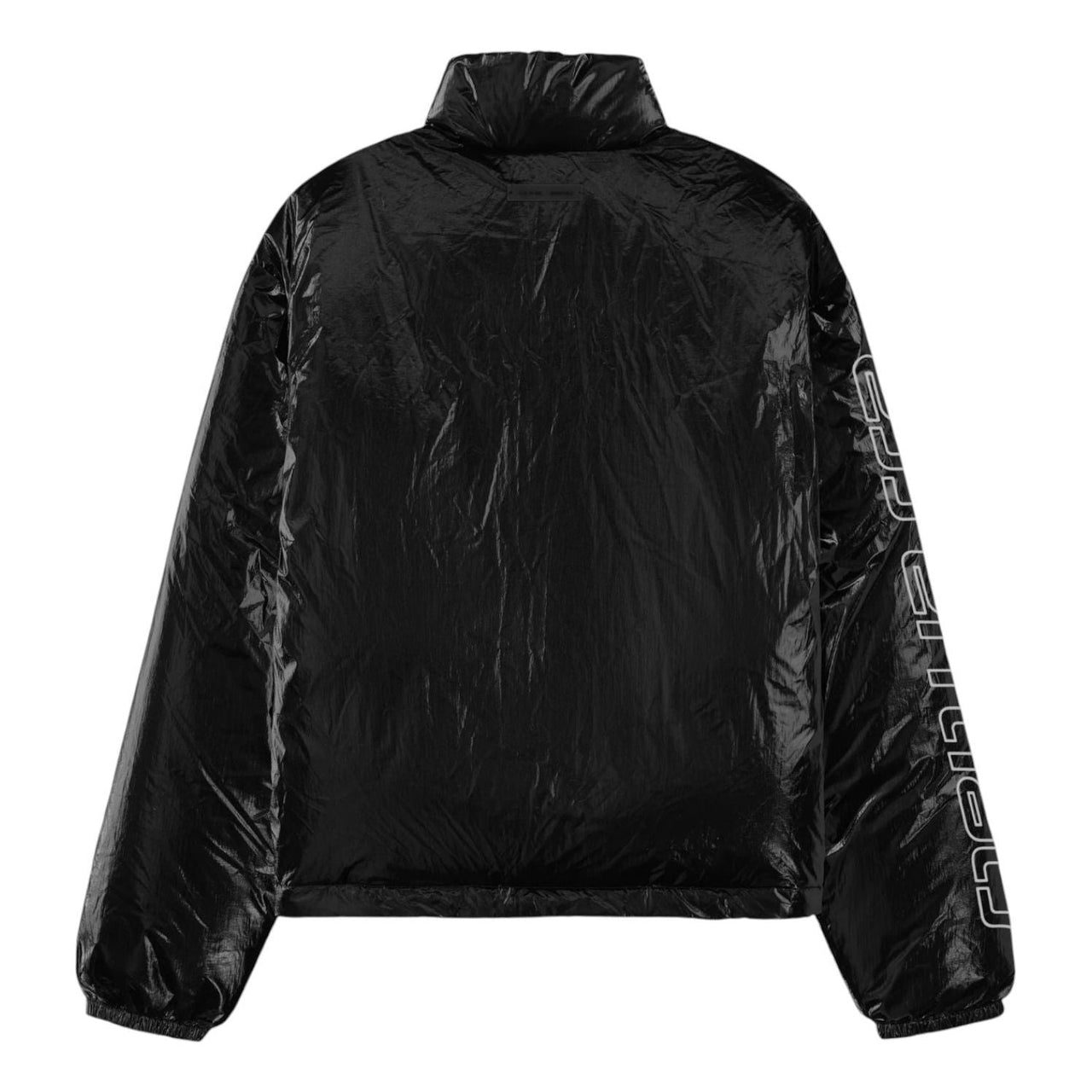 Fear of God Essentials Ripstop Nylon Puffer Jacket 'Metallic Black' 202HO258181F