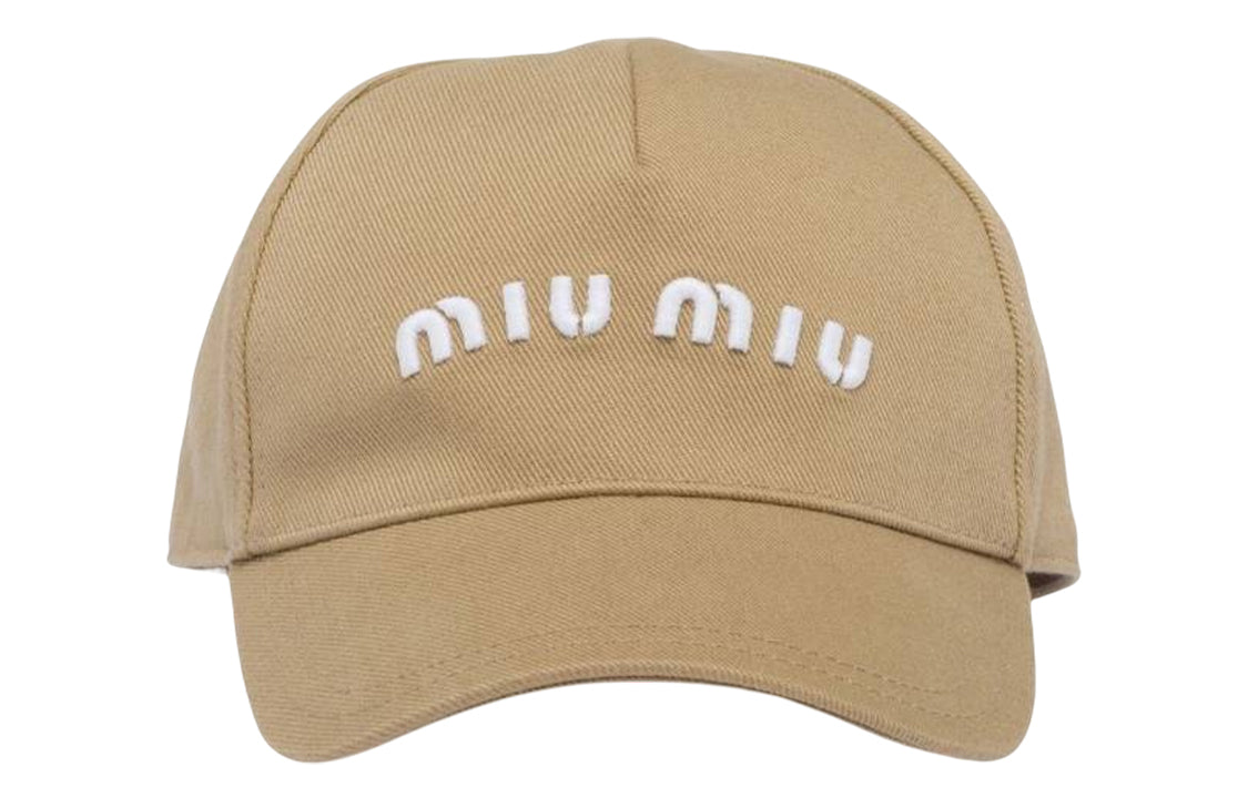 MIU MIU Drill Embroidered-logo Baseball Cap