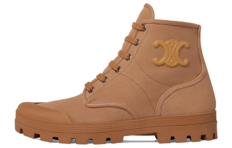 CELINE Patapans Outdoor Boots Women's Tawny