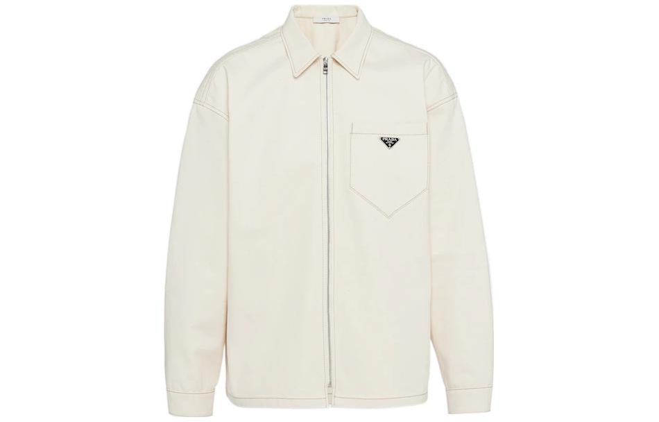 PRADA SS23 Denim Jacket Men's Beige