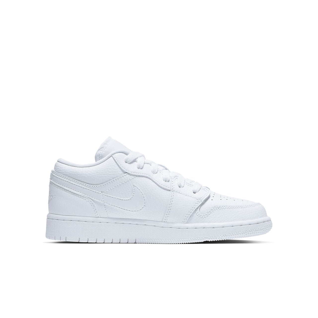 (GS) Air Jordan 1 Low 'Triple White Logo' 553560-126
