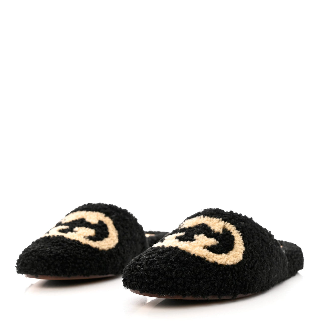 (WMNS) Gucci Slippers Interlocking G 'Black' 658897-D0L00-1046